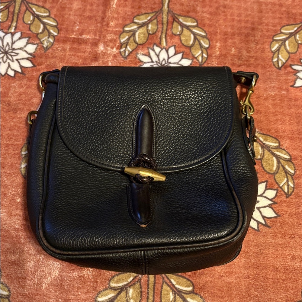 Dooney & Bourke Black Leather Crossbody Bag - Picture 2 of 16